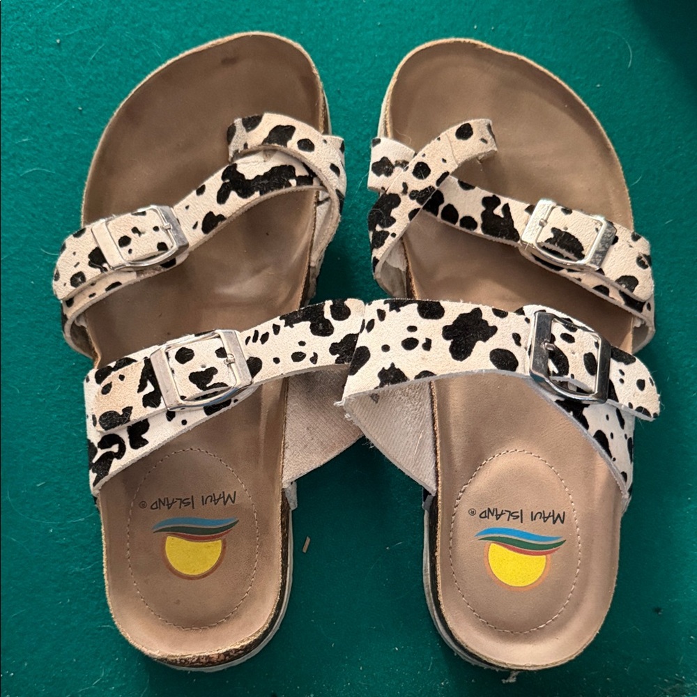 Cow Print Women's Sandals
